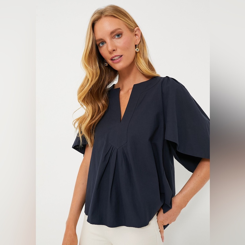 Pomander Place Navy Blue Women's Top